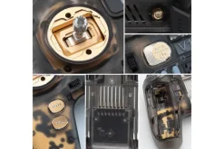 NEUHelloRadio HR1109V12 MAX 2,4GHz - ELRS LBT Fernsteuerung Mode 2 braun, gold