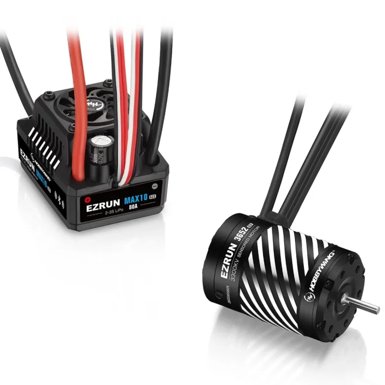 NEUHobbywing HW38010206Ezrun MAX10 G2S 80A Brushless Combo mit 3652SD-3300kV-G3