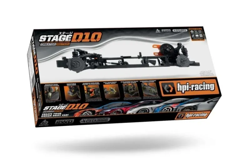 NEUHPI 161000Stage-D10 Creator Edition 2WD Drift Chassis 1:10