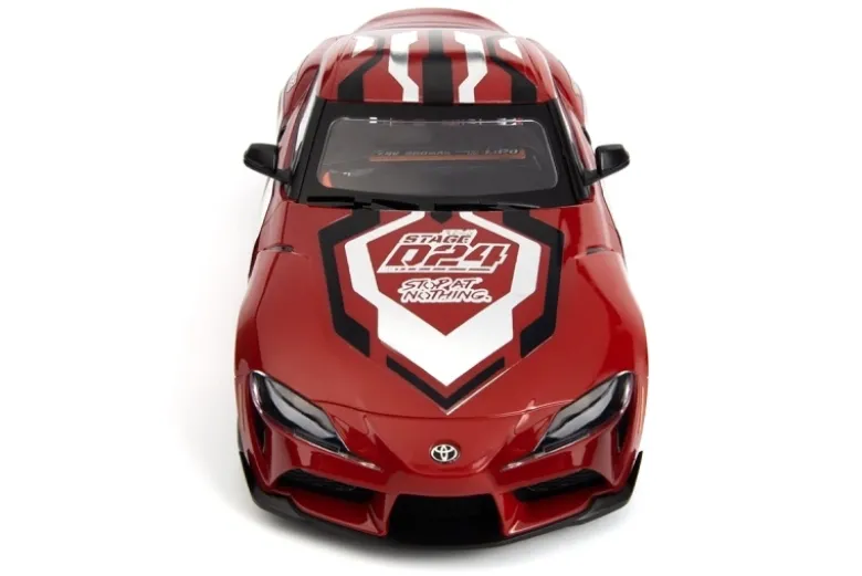 NEUHPI 161267Stage-D24 2024 Toyota GR Supra 2WD Drift Car 1:24 RTR rot