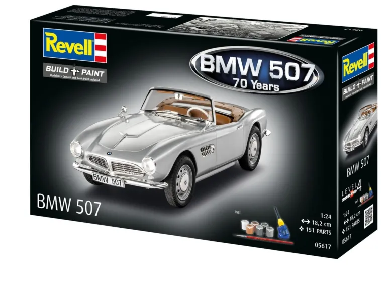 NEURevell 05617Geschenkset BMW 507 - '70 Years of BMW 507', Bausatz 1:24