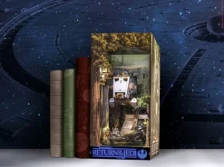 NEURevell 00546Tiny Adventures - Star Wars Battle of Endor Book Nook Miniaturwelt aus Holz zum zusammenbauen
