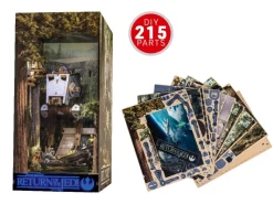 NEURevell 00546Tiny Adventures - Star Wars Battle of Endor Book Nook Miniaturwelt aus Holz zum zusammenbauen