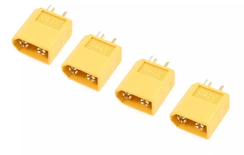 NEUREVTEC GF-1003-003XT-60 Buchsen vergoldet, 4 Stück
