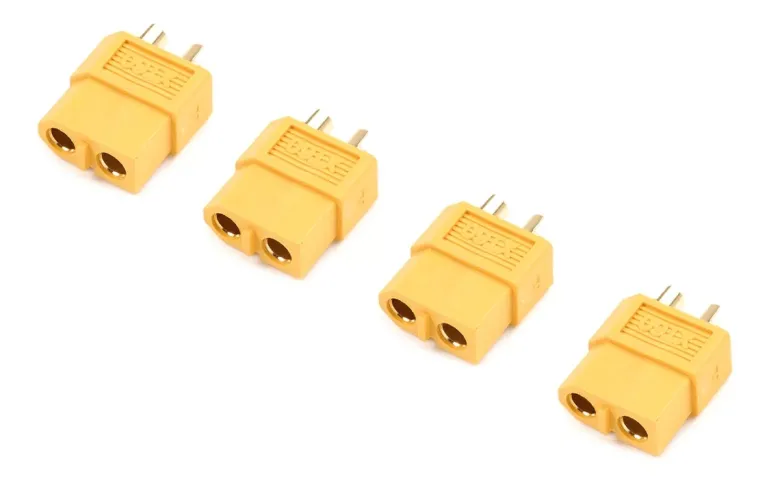 NEUREVTEC GF-1003-002XT-60 Stecker vergoldet, 4 Stück