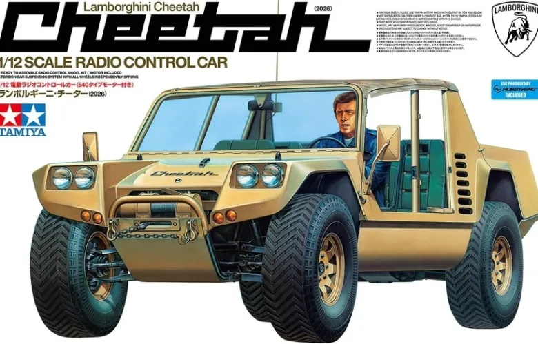 NEUTamiya 58754Lamborghini Cheetah 2026 1:12 Bausatz inkl. Regler Jetzt vorbestellen!
