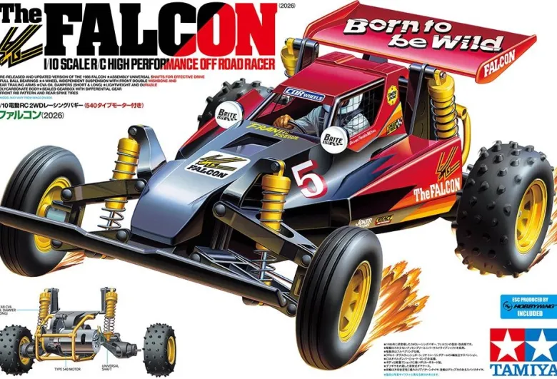 NEUTamiya 47532The Falcon (2026) Wiederauflage 2WD Buggy Bausatz 1:10 Jetzt vorbestellen!