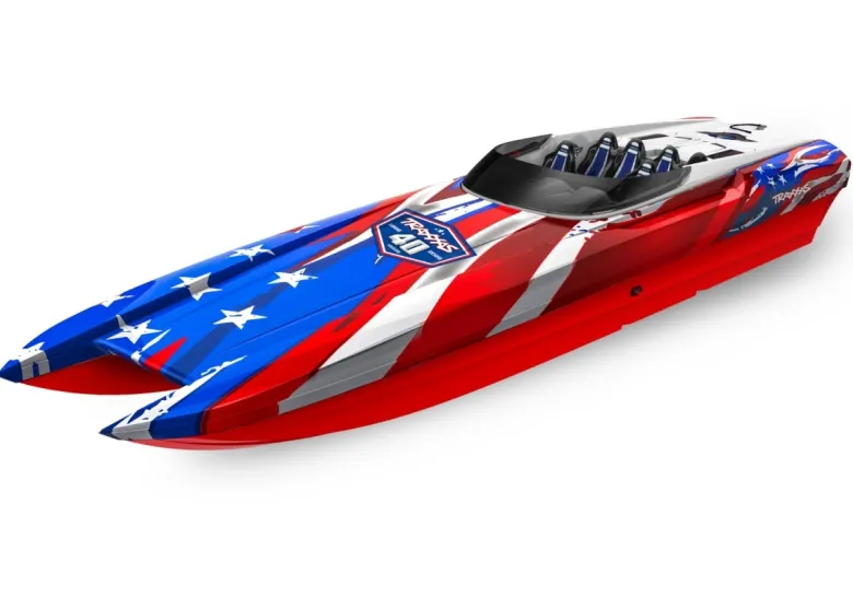 NEUTraxxas 57046-4-40THDCB M41 40th-Edition 40-Zoll Catamaran Rennboot Brushless