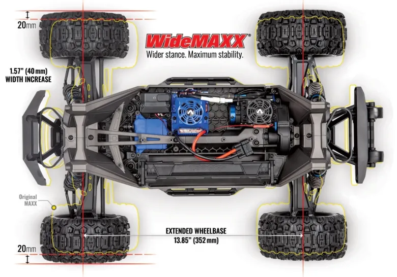NEUTraxxas 89086-4-40THMAXX 4x4 40th-Edition 1:10 Monster-Truck RTR Brushless Jetzt vorbestellen!
