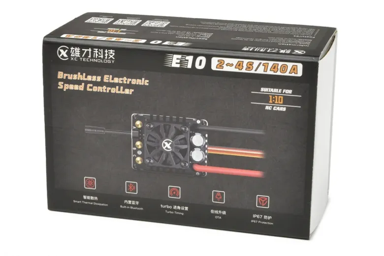 NEUXC ESC XC-E10Brushless Regler E10 G2 140A 2-4S IP67 Bluetooth 1:10 Sensored / Sensorless