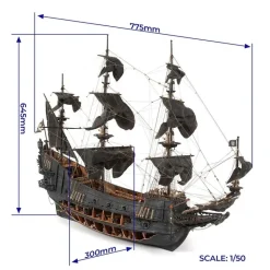 OcCre OC14010Fliegender Holländer Schiffsbausatz Maßstab 1:50 'Flying Dutchman'