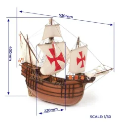OcCre OC12010Santa Maria Bausatz 1:50