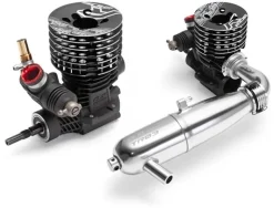 OS Engines OS1EY03O.S.SPEED R2106 On-Road Racing Motor mit Auspuff Combo V2
