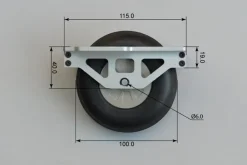 Phoenix Model GLER08elektrisches Einziehfahrwerk für Segler bis 8kg z.B. Ka8B