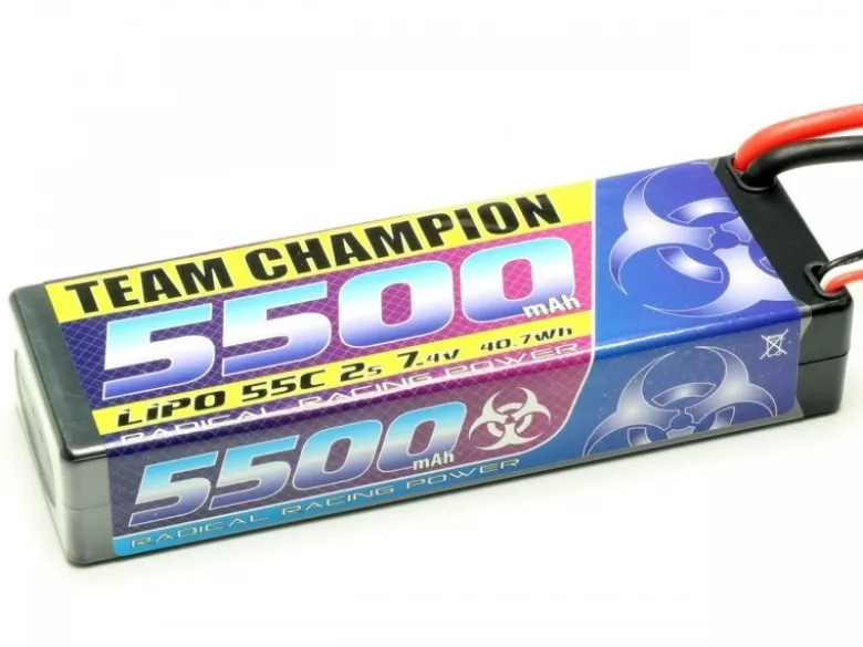 Pichler C4841LiPo Akku Team Champion 2S 5500mAh 55c 7,4V, T-Stecker