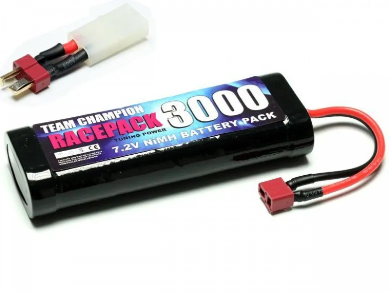 Pichler C8495NiMH Akku Team Champion 3000 - 7,2V Tamiya Stecker Mit T-Plug und Tamiya Stecker