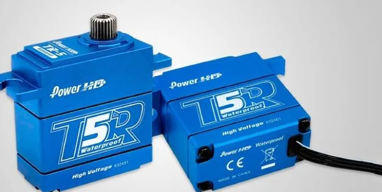Power HD HD-TR5RTR-5R Mini Digital Servo wasserdicht, Metallgetriebe passend für 1:16 Traxxas Fahrzeuge