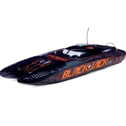 Pro Boat PRB08043T1Blackjack 42'' 8S Brushless Catamaran RTR: Schwarz/Orange