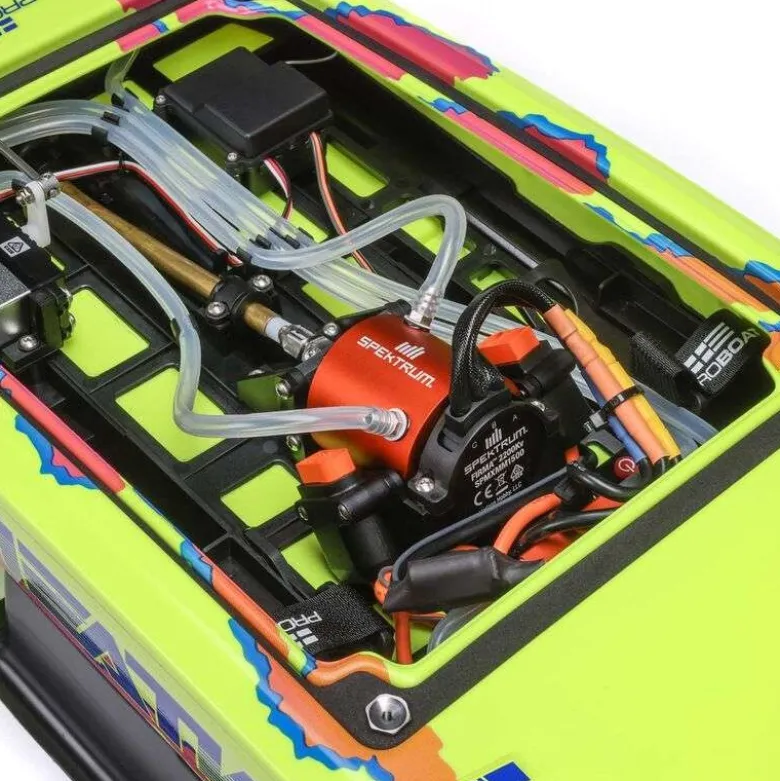 Pro Boat PRB08049T1Blackjack 24' V2 Catamaran Brushless: RTR, Heat Wave Visual