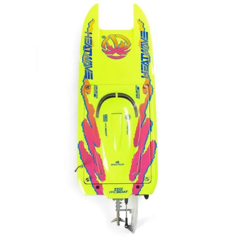 Pro Boat PRB08049T1Blackjack 24' V2 Catamaran Brushless: RTR, Heat Wave Visual