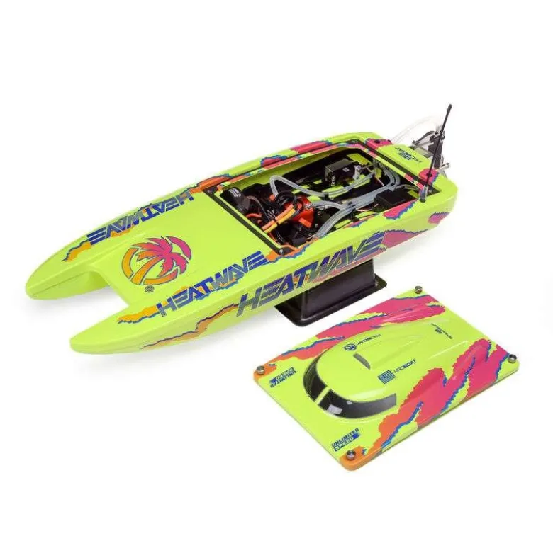 Pro Boat PRB08049T1Blackjack 24' V2 Catamaran Brushless: RTR, Heat Wave Visual