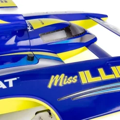 Pro Boat PRB-2072T1Miss Illinois U-34 34'' Unlimited Hydro Rennboot RTR Brushless - blau, für 8S Lipo +100km/H
