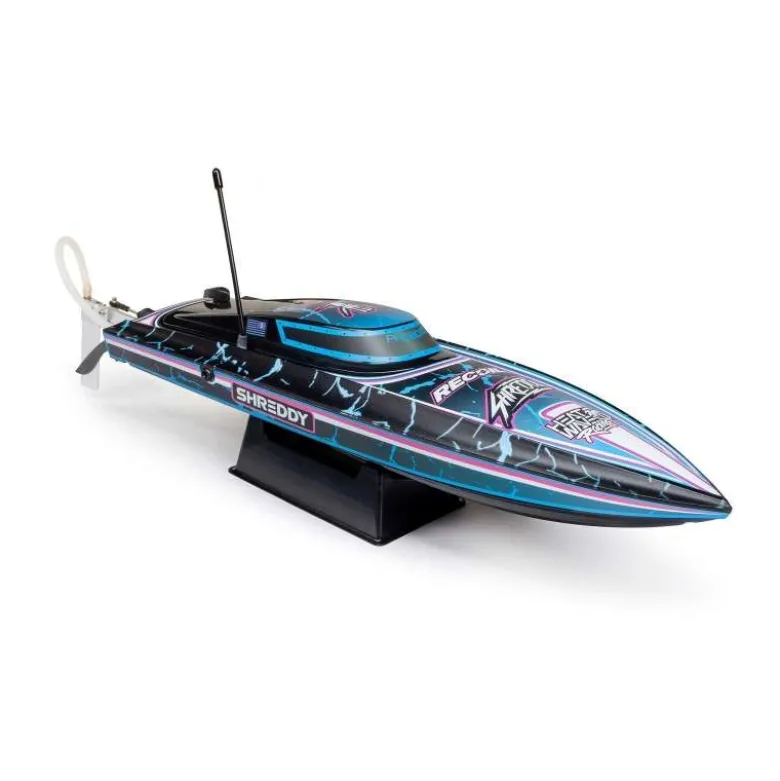 Pro Boat PRB08053T1Recoil 2 18'' Brushless Boot Deep-V RTR, Shreddy selbstaufrichtend