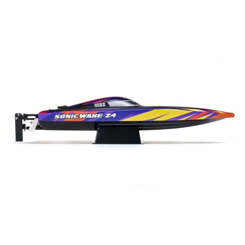 Pro Boat PRB-1992T1Sonicwake 24" Self-Righting Brushless Deep-V RTR, rot inkl. Akku & Ladegerät