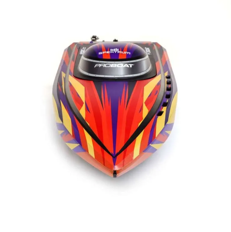 Pro Boat PRB-1992T1Sonicwake 24" Self-Righting Brushless Deep-V RTR, rot inkl. Akku & Ladegerät