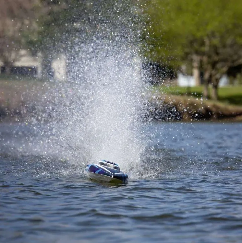 Pro Boat PRB-1992T2Sonicwake 24" Self-Righting Brushless Deep-V RTR, blau inkl. Akku & Ladegerät