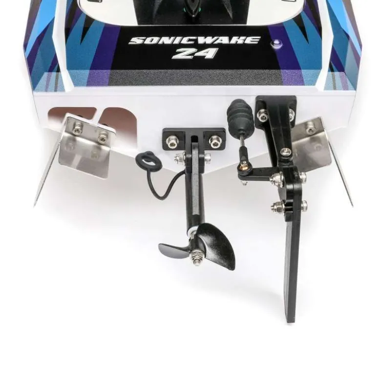 Pro Boat PRB-1992T2Sonicwake 24" Self-Righting Brushless Deep-V RTR, blau inkl. Akku & Ladegerät