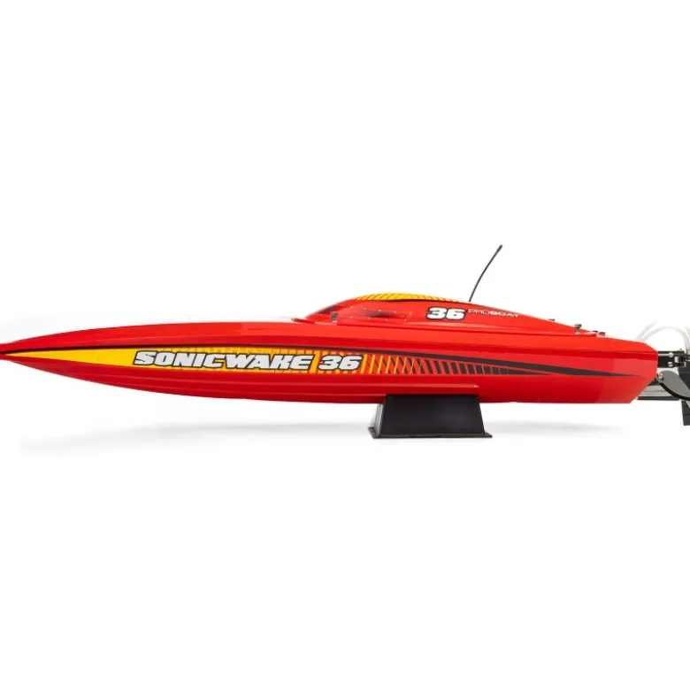 Pro Boat PRB-2171T2Sonicwake 36" V3 Self-Righting Brushless Deep-V RTR, rot