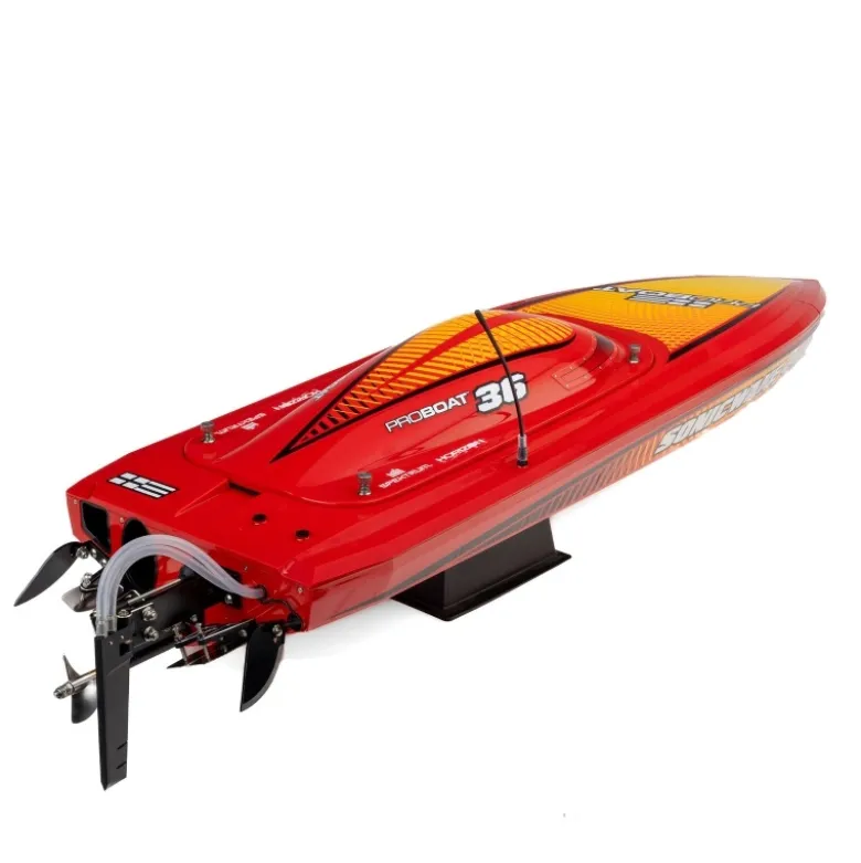 Pro Boat PRB-2171T2Sonicwake 36" V3 Self-Righting Brushless Deep-V RTR, rot
