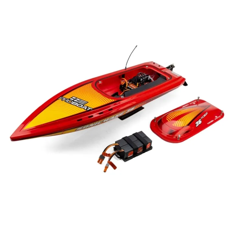 Pro Boat PRB-2171T2Sonicwake 36" V3 Self-Righting Brushless Deep-V RTR, rot