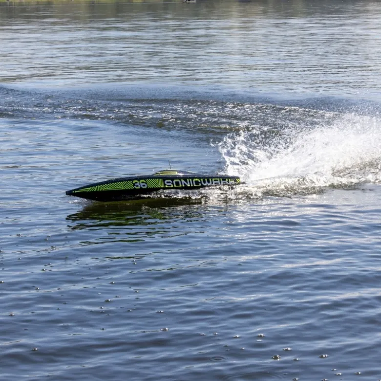 Pro Boat PRB-2171T1Sonicwake 36" V3 Self-Righting Brushless Deep-V RTR, schwarz