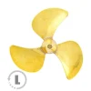 Raboesch rb160-04aMessing-Propeller Serie 160 3 Blatt 35mm Links M3