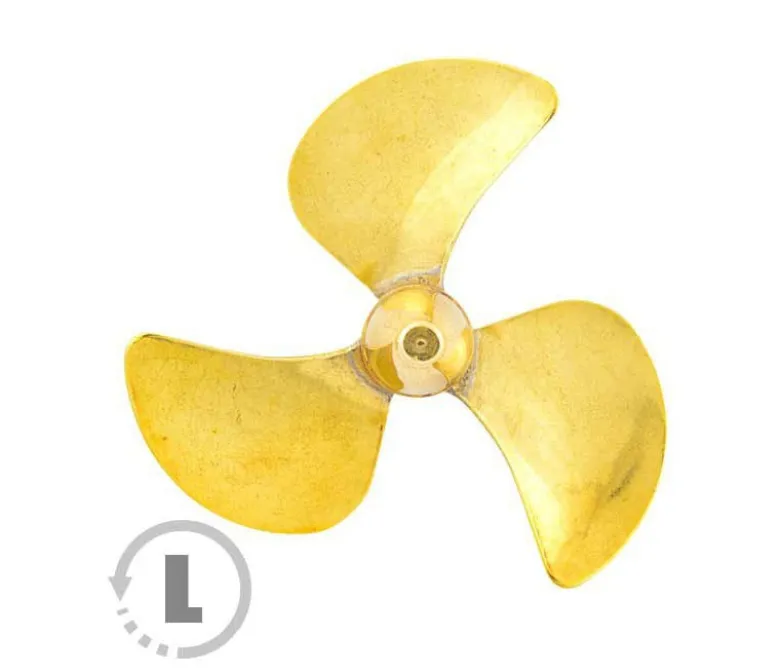Raboesch rb160-10Messing-Propeller Serie 160 3Blatt-50mm-Linksdrehend-M4