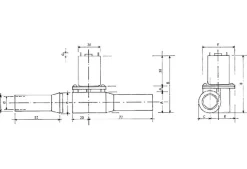 Raboesch rb108-01Querstrahlruder 14/16 x 154 mm