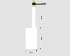 Raboesch rb107-00Ruder komplett 25x42mm