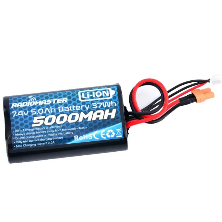 RadioMaster RM-BATT-5A2SLi-ion 2S 7,4V 5000mah Akku für RadioMaster BOXER und TX16S