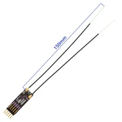 RadioMaster RM-RX-ER6-GVER6-GV ELRS 6-Kanal Empfänger mit Vario