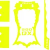 RAKON HELI 200QXSK-YSticker Skin for CNC Advanced Upgrade Kit (Yellow) 200QX