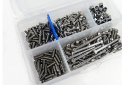 RC-Schrauben TRX-164-A2Edelstahl Schrauben Set für Traxxas Rustler VXL