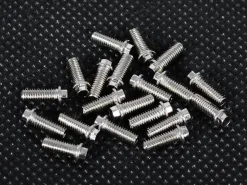 RC4WD RC4ZS0695Miniature Scale Sechskantschrauben (M3x 8mm) (Silber)