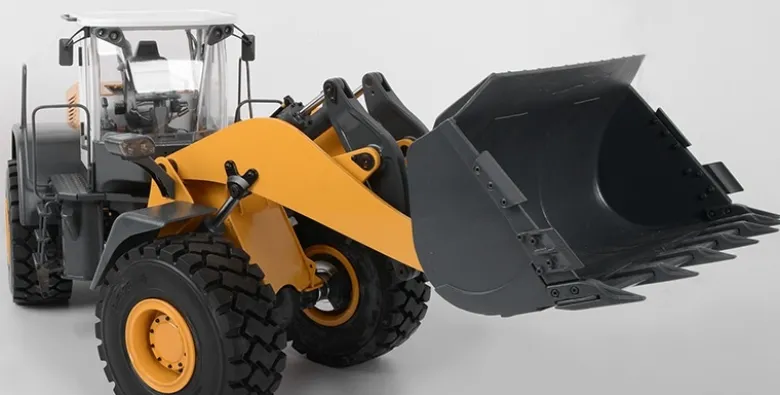 RC4WD VVJD00031Earth Mover 870K Hydraulik Radlader 1:14 CNC Metallteile LED gelb/weiß
