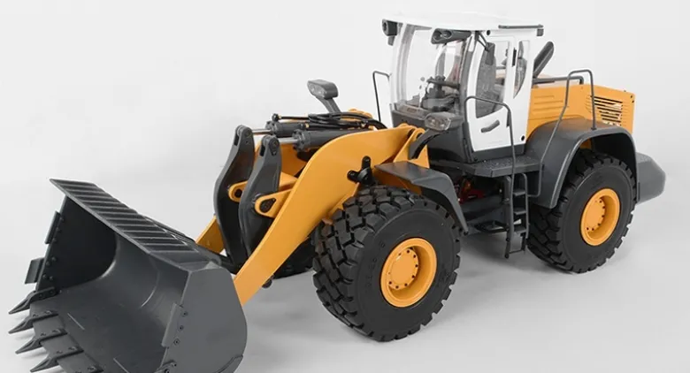 RC4WD VVJD00031Earth Mover 870K Hydraulik Radlader 1:14 CNC Metallteile LED gelb/weiß