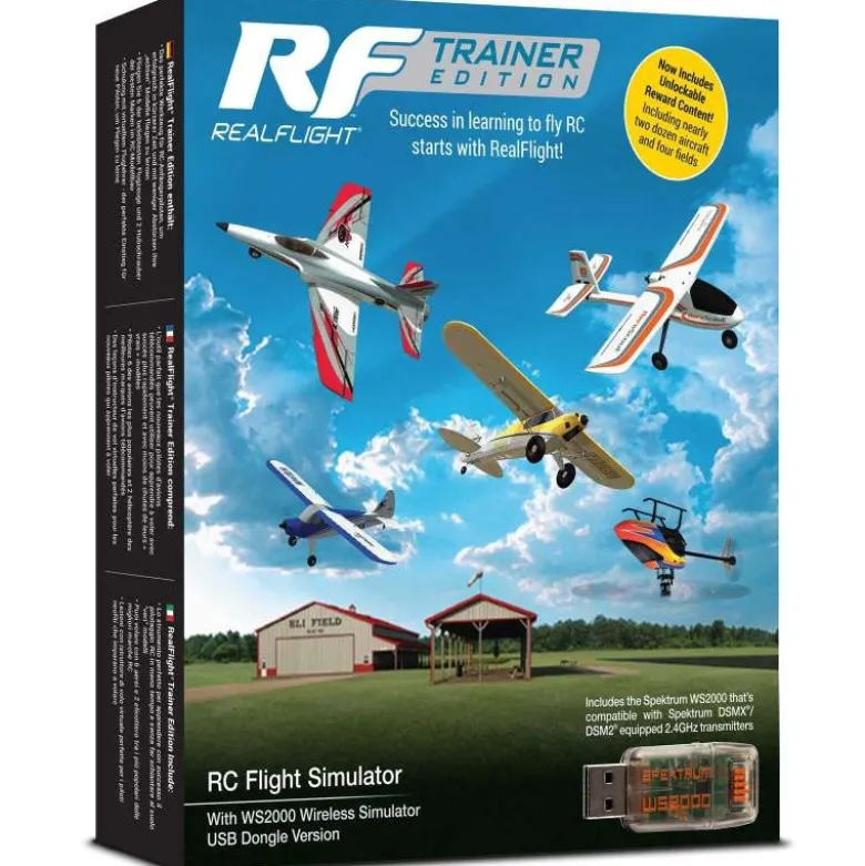 Real Flight RFL-1212Trainer Edition RC Flug Simulator mit WS2000 Wireless USB