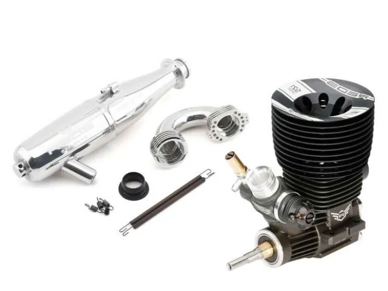 REDS Racing COBU0017CNitro Motor Combo 521 SPORT Ceramic, 2143 Auspuff, M Krümmer Offroad für 1:8 Buggy und Truggy