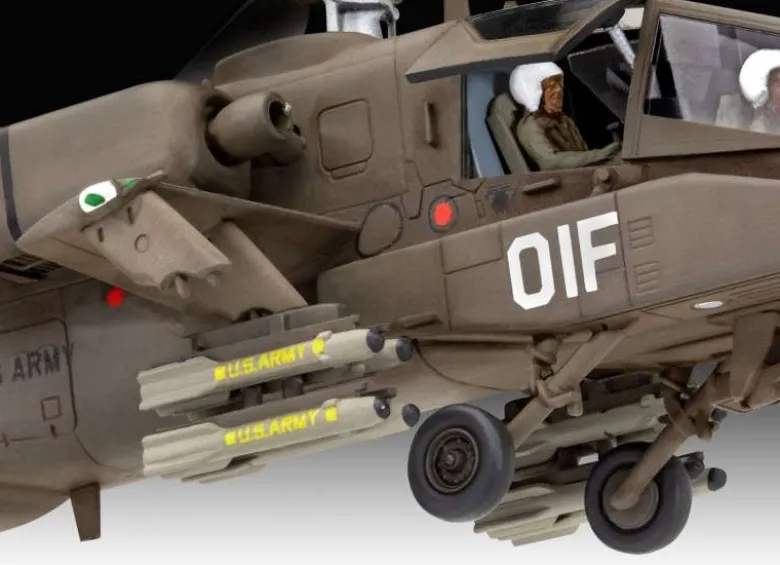 Revell 03824AH-64A Apache Plastikbausatz 1:72