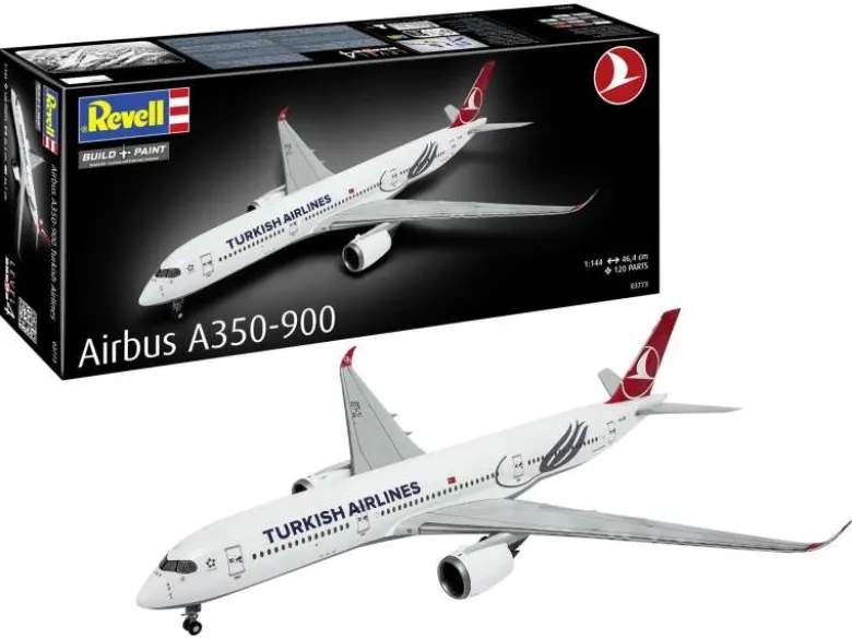 Revell 03773Airbus A350-900 'Turkish Airlines', Modellbausatz 1:144
